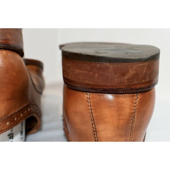 Coal Haan Grand OS Giraldo Cap II Brown Tan Cap Toe Brogue Oxfords Mens Sz 13M - Picture 7 of 9